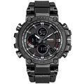 SMAEL 1803 Casual Watches For Men Digital Quartz Dual Display Multi-function Sports Watch